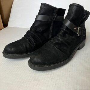 Baretraps Black Suede Ankle Boot 8.5